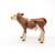 Papo Simmental calf figurine, realistic farm animal toy for kids