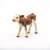 Papo Simmental calf figurine, realistic farm animal toy for kids