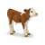 Papo Simmental calf figurine, realistic farm animal toy for kids