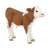Papo Simmental calf figurine, realistic farm animal toy for kids