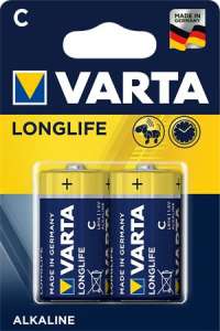 Baterie VARTA, C baby, 2 buc, VARTA Longlife 31549378 Baterii si acumulatoare