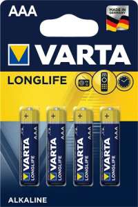 Baterie VARTA, AAA micro, 4 buc, VARTA Longlife 31549379 Calculatoare si accesorii