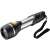 VARTA Day Light Multi LED F20 flashlight, silver and black, with lanyard