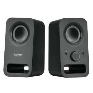 Система от високоговорители Logitech Z150 2.0, черен, преден изглед - Високоговорител за компютър
