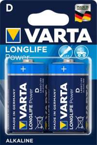 VARTA Baterie D goliate, 2 buc, VARTA Longlife Power 31549394 Baterii si acumulatoare