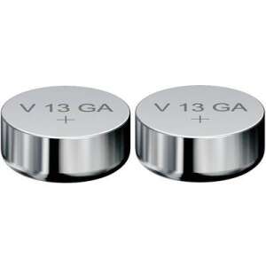 Two VARTA V13GA Alkaline Button Batteries - Varta Battery