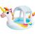 Intex Unicorn Sprinkler Pool, inflatable kiddie pool with sunshade