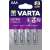 VARTA Ultra Lithium AAA Batterien, 4er Pack