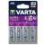 VARTA Ultra Lithium AA Batterien, 4er Pack