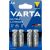 VARTA Battery, AA pencil, 4 pcs, lithium, VARTA "Ultra Lithium" 120478969