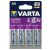 VARTA Elem, AA ceruza, 4 db, lítium, VARTA "Ultra Lithium" 120478969