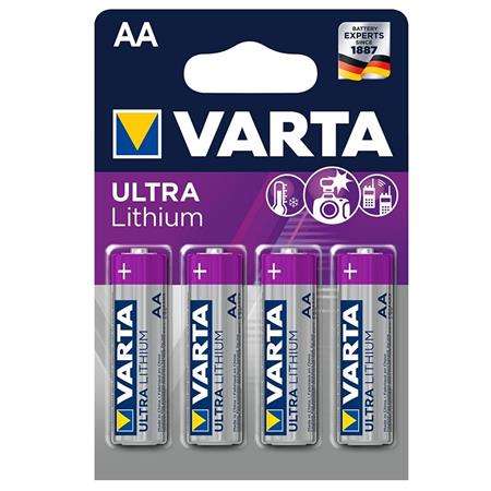Baterie VARTA, creion AA, 4 buc, litiu, VARTA Ultra Lithium