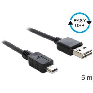 Delock 83365 EASY-USB 2.0 -A apa > USB 2.0 mini apa 5 m kábel 82667813 