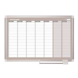 VICTORIA VISUAL Héttervező Mágneses Törölhető Tábla, 90x60 cm, Fehér - Tervezőtábla