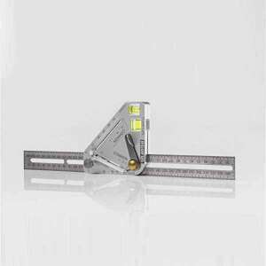 KraftMann Multifunkciós Szögmérő Vonalzó - Alumínium