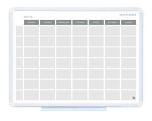 Planșă de planificare săptămânală, magnetică, 45x60 cm 31549453 Table de proiectare