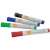 NOBO glass board markers, set of 4, black, blue, green, red
