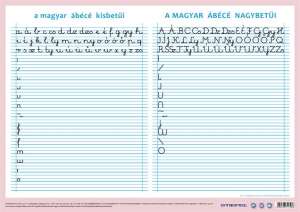 STIEFEL Brožúra, obojstranná, A3, STIEFEL &rdquo;Písmená maďarskej abecedy&rdquo; 31550170 Podložky na stôl