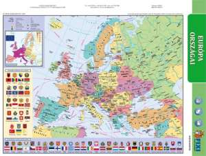 STIEFEL Fișă de lucru pentru elevi, A4, STIEFEL Europa în relief/Europa cu hartă albă 31550213 Manuale, cărți scolare