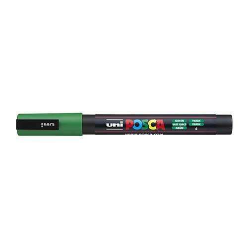 UNI Posca PC-3M green marker, 0.9-1.3 mm