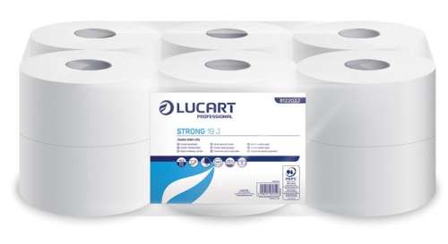 Lucart Strong 2 Ply Toilet Paper 12 role