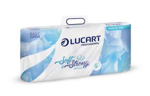 Lucart "Soft and Strong" 3lagiges Toilettenpapier 10 Rollen 31550314 Toilettenpapier