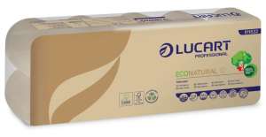 Lucart EcoNatural 2lagiges Toilettenpapier 10 Rollen 31550323 Toilettenpapier