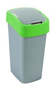 Curver Flip Bin 45L green-grey selective waste bin - Curver Trash can