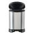 CURVER 5L metal effect pedal bin with open lid