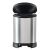 CURVER 5L metal effect pedal bin with open lid