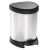CURVER Pedal Bin, Metal Look, 5 l, CURVER 31550429