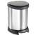 CURVER Pedálos szemetes, fémhatású, 5 literes, ezüst színű