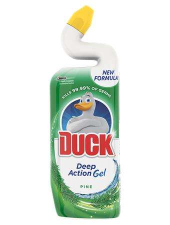 DUCK Toilet Cleaning Gel, 750 ml, DUCK Deep Action Gel, parfum de pin