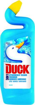 DUCK WC-tisztítógél, 750 ml, DUCK "Deep Action Gel", óceán