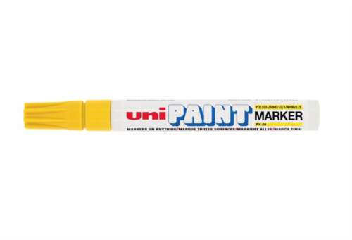 Marker UNI Lacquer, 2,2-2,8 mm, UNI "PX-20", galben
