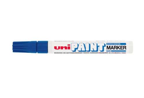 Marker UNI Lacquer, 2,2-2,8 mm, UNI PX-20, albastru