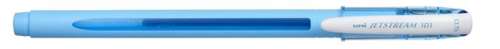 UNI Golyóstoll, 0,24 mm, kupakos, vízkék tolltest, UNI "SX-101 Jetstream", kék