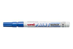 UNI Paint Marker, dark blue, 0.8-1.2 mm, for marking on various surfaces - Lacquer marker