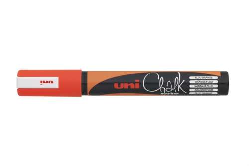UNI Marker de cretă, 1,8-2,5 mm, UNI PWE-5M, portocaliu fluorescent 31550563