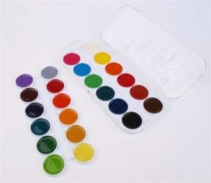 COOL BY VICTORIA Vízfesték, 24 szín, 24 mm, COOL BY VICTORIA