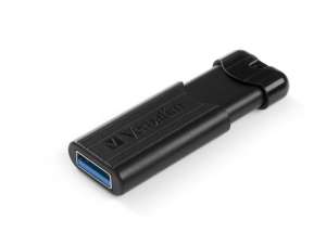 VERBATIM Pendrive, 256GB, USB 3.2, VERBATIM "Pinstripe", fekete 31550813 Műszaki cikk & Elektronika
