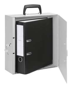 WEDO Kovový archivačný box A4,36,5x33x11 cm, WEDO svetlosivá 31550988 Bezpečnostné trezory