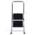 KRAUSE Toppy XL 2-step aluminum step ladder, front view