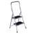 KRAUSE Toppy XL 2-step aluminum step ladder, full view