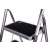 KRAUSE Toppy XL 2-step aluminum step ladder, close-up of steps