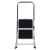 KRAUSE Toppy XL 2-step aluminum step stool, front view