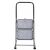 KRAUSE Toppy XL 2-step aluminum step stool, back view