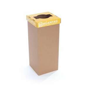 RECOBIN Office sárga karton szelektív hulladékgyűjtő - Recobin