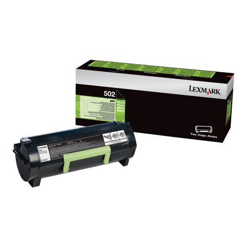 Lexmark 50F2000 fekete toner MS310, MS410, MS510, MS610 nyomtatókhoz fehér háttérrel
