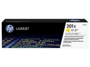 Żółty toner laserowy HP 201X (CF402X) do drukarek Pro M252 i M277 - Opakowanie - Drukarka, materiały eksploatacyjne do drukarek